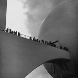 Visitors Inspect Democracity  The City of Tomorrow  at the New York World's Fair