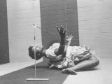 Cynthia Yuelue of Trinidad Dancing the Limbo at Party