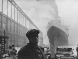 Dockworker Archie Harris Reflecting on Former Days as a Track Star