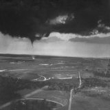 Tornado Hitting Dallas During a Storm
