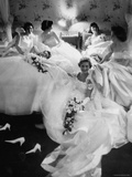 Queens and Their Attendants Resting Between Dances During the Chattanooga Cotton Ball