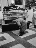 Auto Exhibit in the Soviet Pavilion  at Brussels World's Fair