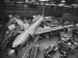 Boeing's New 707 Jet Aircraft  at the Boeing Plant