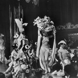 Night Club Dancers Performing a Scene on Stage