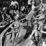 Night Club Dancers Performing "A Boudoir in Heaven" Scene on Stage