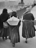 Peasant Women on a Bridge in Budapest
