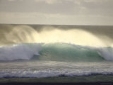 Waves of Indian Ocean Crashing on Shore of Cocos Islands