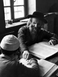 Rabbi Teaching the Talmud  the Basis For Much Jewish Law