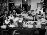 Newspaper City Room of the Amsterdam News  in Harlem