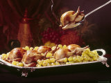 Platter of Squab Garnished with Grapes