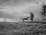Shaker Woman with Dog