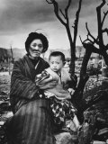 Mother and Child in Hiroshima  Four Months After the Atomic Bomb Dropped