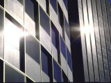 Sun Reflecting Off of Glass Office Buildings