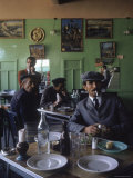 Turkish Men Having Lunch in Restaurant of Nevsehir Named Lokanda