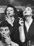 Models Exhaling Elegantly  Learning Proper Cigarette Smoking Technique in Practice For TV Ad