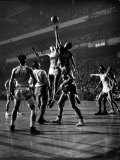 NYU vs North Carolina in College Basketball Game at Madison Square Garden