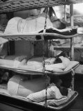 Sailors Sleeping in Their Quarters Aboard a Us Navy Cruiser During WWII