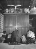 Typical Farm Family Worshipping at Shrine