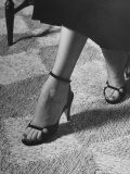 Naked Sandal by Julianelli Has Sparse Velvet Straps That Give It a Barefoot Look