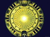 Under Dome of the Pantheon Looking Toward Exit at Bottom  Main Altar at Top