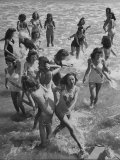 View of the Contestants at the Atlantic City Beauty Contest