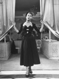 Model Shows Off a Christian Dior Cocktail Dress Called "Margrave"
