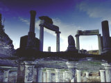 Remains of Buildings Surrounding Pool in Gardens of Hadrian's Villa at Tivoli