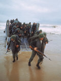 Marines of 9th Expeditionary Brigade Coming Ashore at Red Beach 2