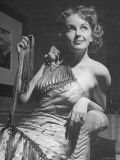 Model Wearing Dress Designed by Movie Costume Designer