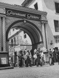 View of Picket Lines in Front of Paramount Studios During a Set Directors Strike