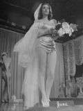 Varga Girls from Dubarry Was a Lady  Hazel Brooks During the Actual Shooting of Calendar Sequence