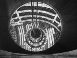The Circular Tower in the Paris Opera Housing the Chandelier When It is Brought Up