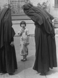 Two Nuns Questioning a Little Chinese Girl at the American Mission School For Chinese Children