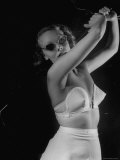 Model Wearing a Strapless Bra  Designed by Jack Glick