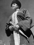 Old Russian Dressed in Georgian Military Uniform