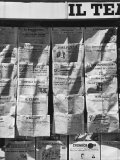 Newspaper Kiosk with an Array of Journals Representing a Wide Spectrum of Political Thought