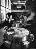 Shopper Looking at Selection of Chocolates in Elegant Fifth Avenue Candy Store