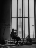 Parisian Cleaning Women Eating Lunch by a Window