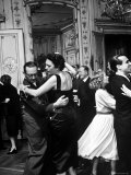 Members of the Fashion Buyers Exhibit Dancing Away the Samba at a Dior Party