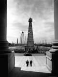 Oil Wells Outside State Capitol