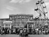 People Entering Coney Island Amusement Park