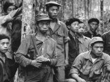 Meo Tribesmen at Front in Pa Dong