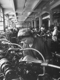 Women Working in the Watch Factory no2 in Moscow