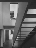 Stairs of Duplex Apartment in New Housing Project Habitat