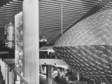 Russian Pavilion with Satellite Models and Saucer Like Space Theatre
