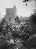 Turkish Troops in Front of Cyprus Castle