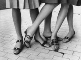 View of a New Type of Woman's Shoe