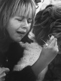 Young Girl Weeping  The Beatles' Fan Clutches Tuft of Grass on Which Ringo Had Walked On