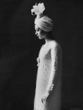 Model Wearing Costume from Collection of Famous Designers