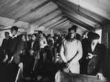 Natives' First Service After Return from Exile in England